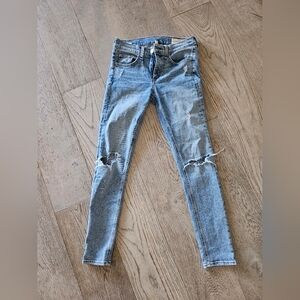 Rag & Bone Ankle Skinny Distressed Jeans Women's 26